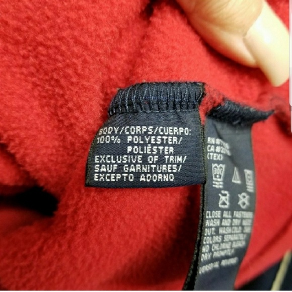 Vintage Tommy Hilfiger Cold Stop Full Zip Fleece L - Picture 6 of 7